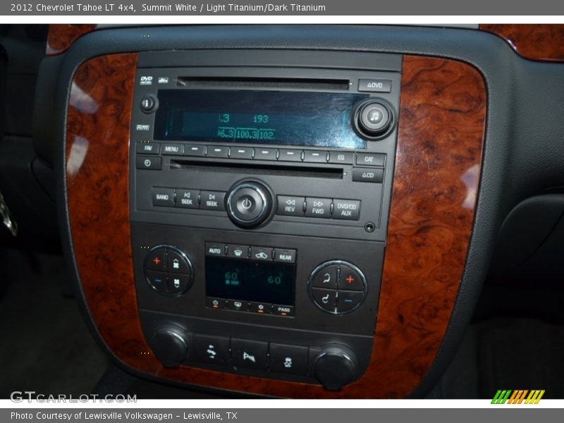 Summit White / Light Titanium/Dark Titanium 2012 Chevrolet Tahoe LT 4x4