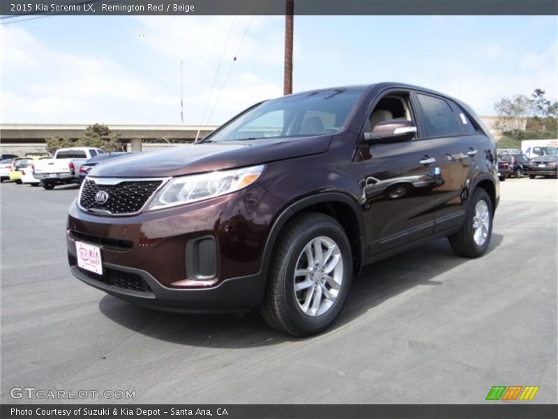 Remington Red / Beige 2015 Kia Sorento LX