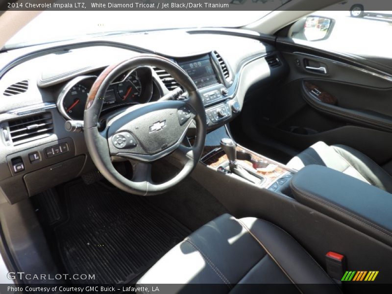 White Diamond Tricoat / Jet Black/Dark Titanium 2014 Chevrolet Impala LTZ
