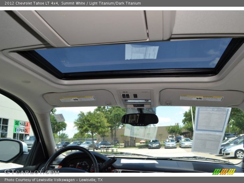 Summit White / Light Titanium/Dark Titanium 2012 Chevrolet Tahoe LT 4x4