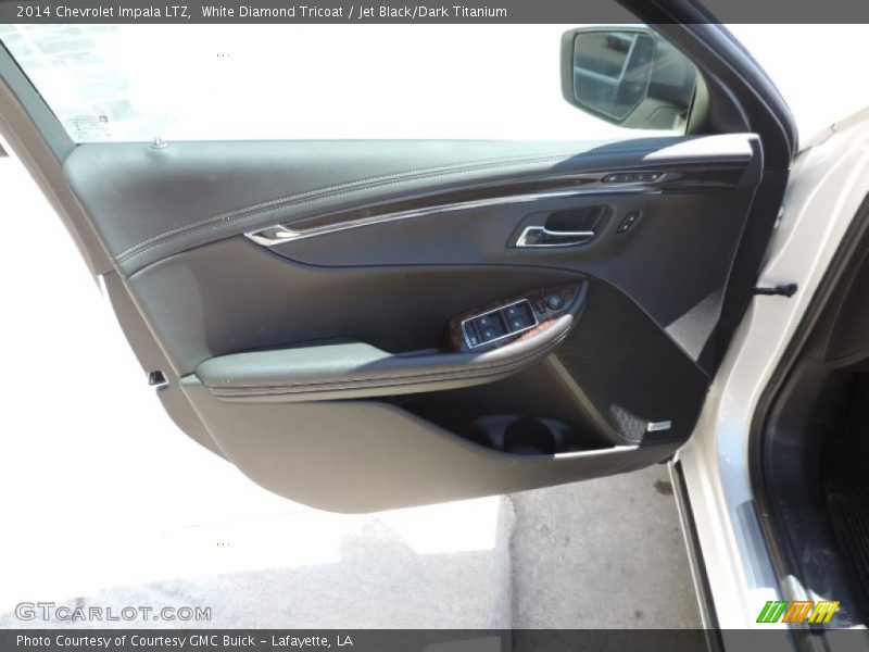 White Diamond Tricoat / Jet Black/Dark Titanium 2014 Chevrolet Impala LTZ