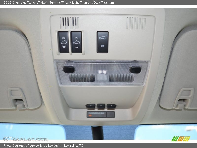 Summit White / Light Titanium/Dark Titanium 2012 Chevrolet Tahoe LT 4x4