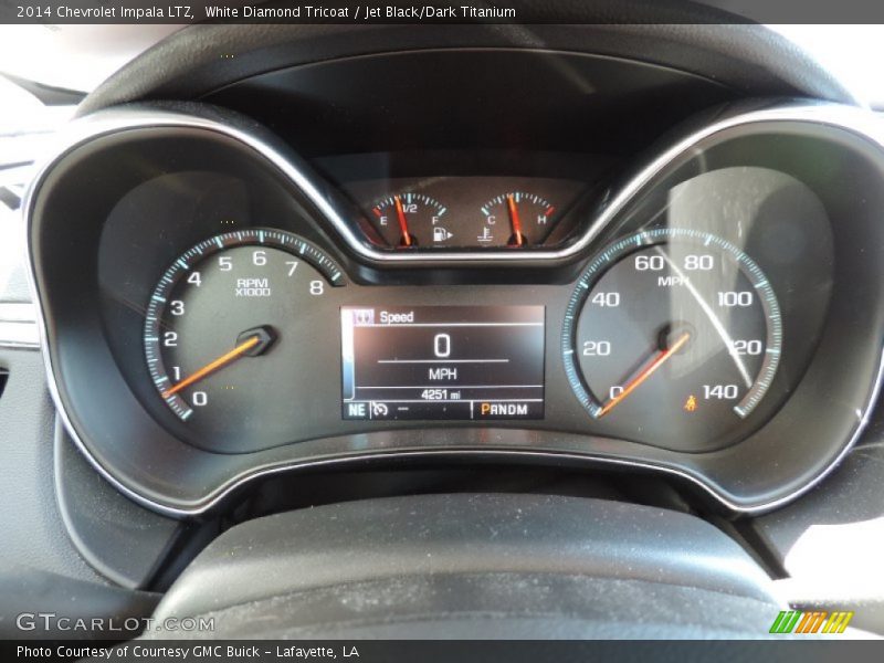 White Diamond Tricoat / Jet Black/Dark Titanium 2014 Chevrolet Impala LTZ