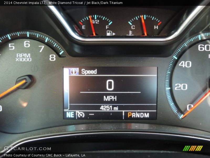 White Diamond Tricoat / Jet Black/Dark Titanium 2014 Chevrolet Impala LTZ