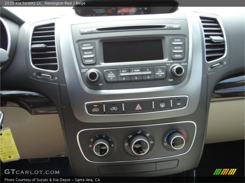 Remington Red / Beige 2015 Kia Sorento LX