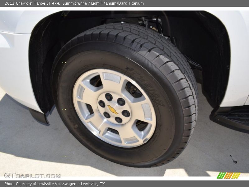 Summit White / Light Titanium/Dark Titanium 2012 Chevrolet Tahoe LT 4x4