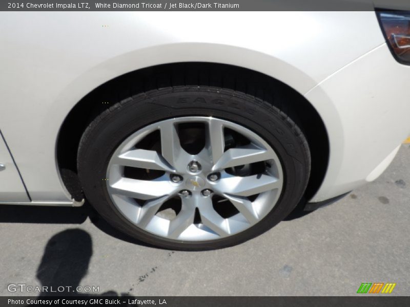 White Diamond Tricoat / Jet Black/Dark Titanium 2014 Chevrolet Impala LTZ