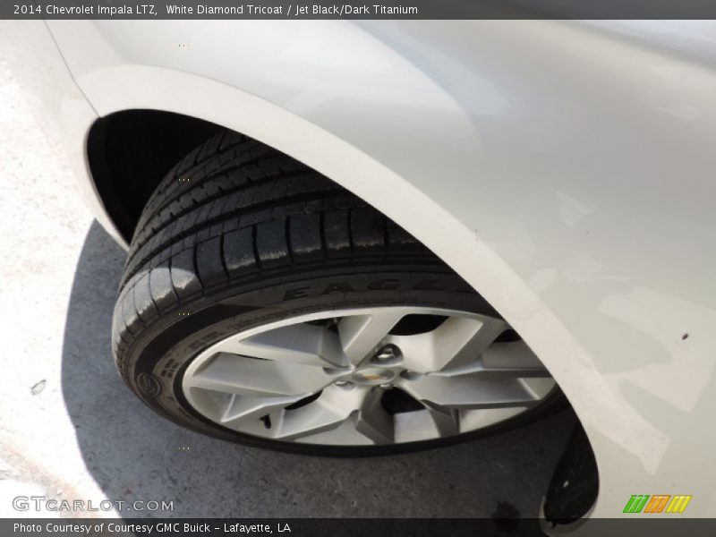 White Diamond Tricoat / Jet Black/Dark Titanium 2014 Chevrolet Impala LTZ