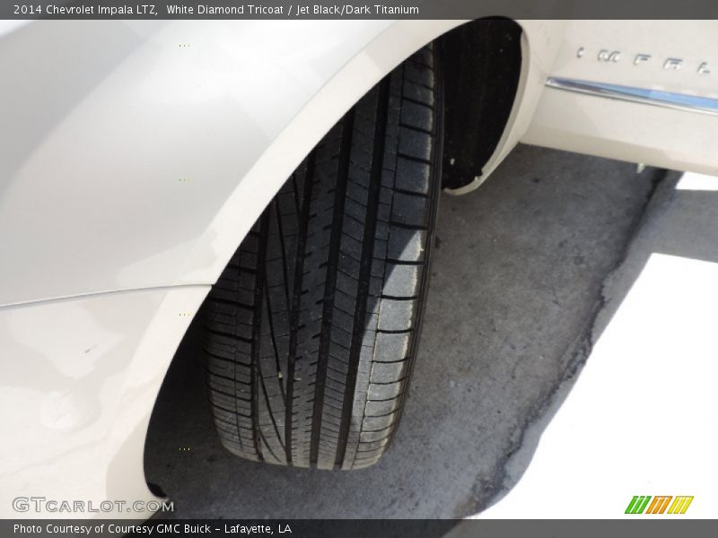 White Diamond Tricoat / Jet Black/Dark Titanium 2014 Chevrolet Impala LTZ