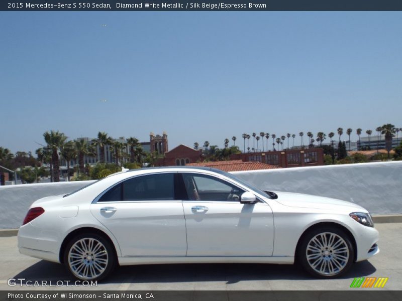  2015 S 550 Sedan Diamond White Metallic