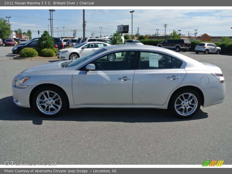 Brilliant Silver / Charcoal 2012 Nissan Maxima 3.5 S