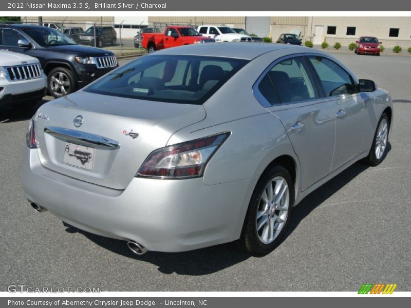 Brilliant Silver / Charcoal 2012 Nissan Maxima 3.5 S