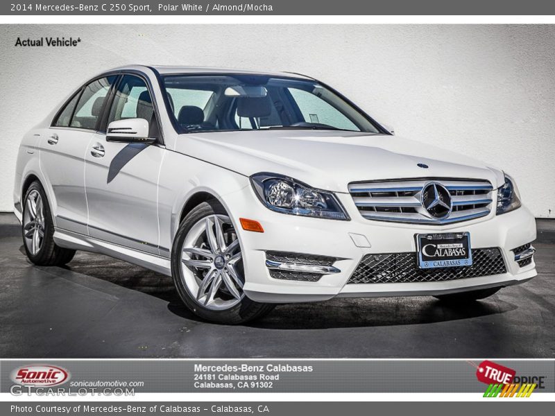 Polar White / Almond/Mocha 2014 Mercedes-Benz C 250 Sport