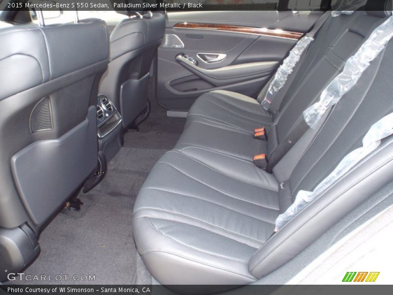 Palladium Silver Metallic / Black 2015 Mercedes-Benz S 550 Sedan