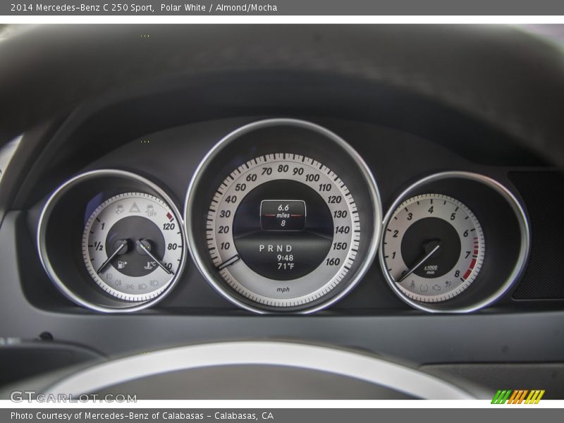 Polar White / Almond/Mocha 2014 Mercedes-Benz C 250 Sport