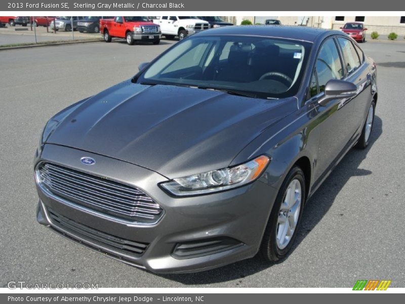 Sterling Gray Metallic / Charcoal Black 2013 Ford Fusion SE