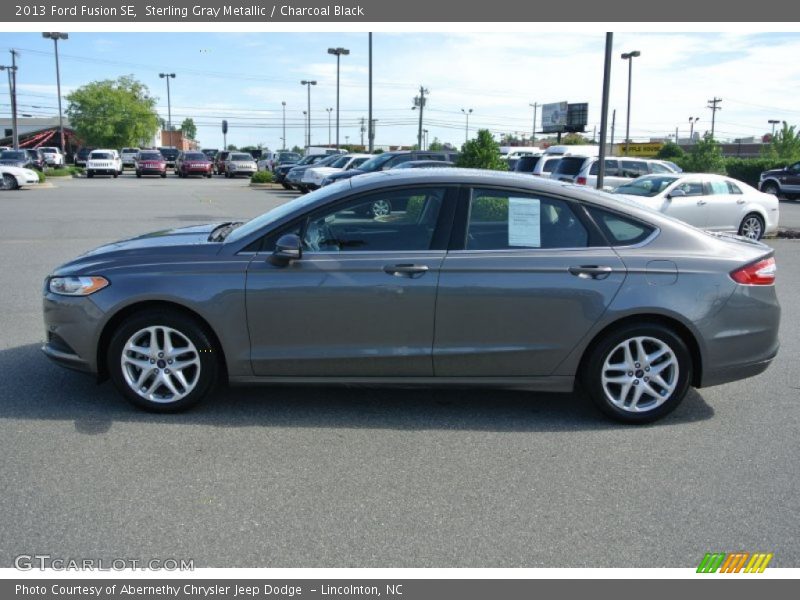 Sterling Gray Metallic / Charcoal Black 2013 Ford Fusion SE