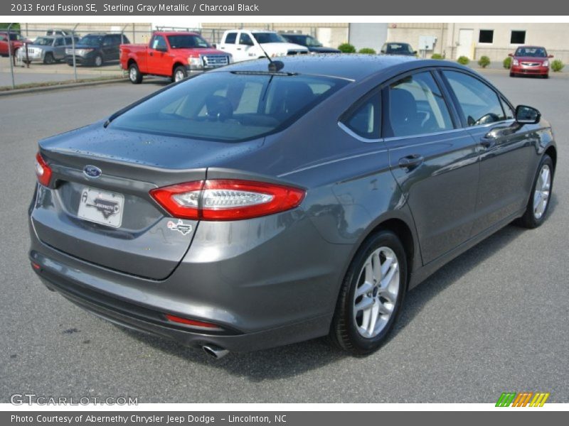 Sterling Gray Metallic / Charcoal Black 2013 Ford Fusion SE