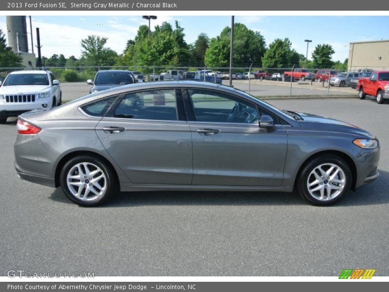 Sterling Gray Metallic / Charcoal Black 2013 Ford Fusion SE