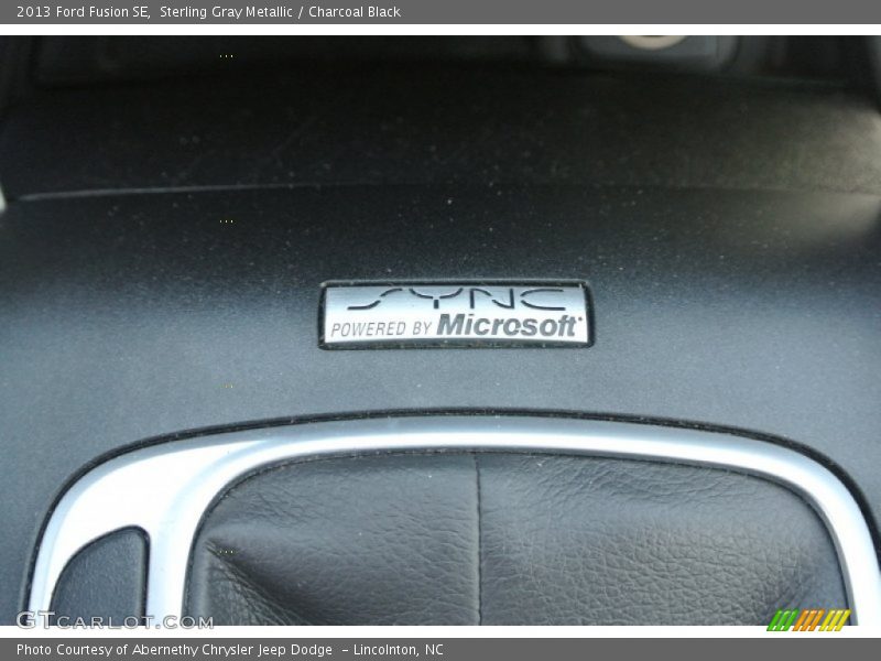 Sterling Gray Metallic / Charcoal Black 2013 Ford Fusion SE