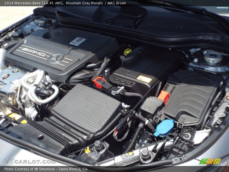 Mountain Gray Metallic / AMG Brown 2014 Mercedes-Benz CLA 45 AMG