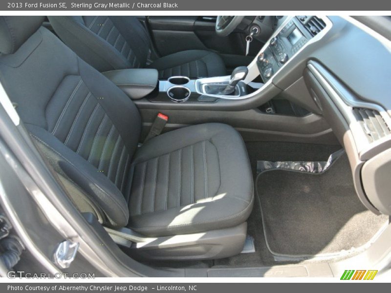Sterling Gray Metallic / Charcoal Black 2013 Ford Fusion SE