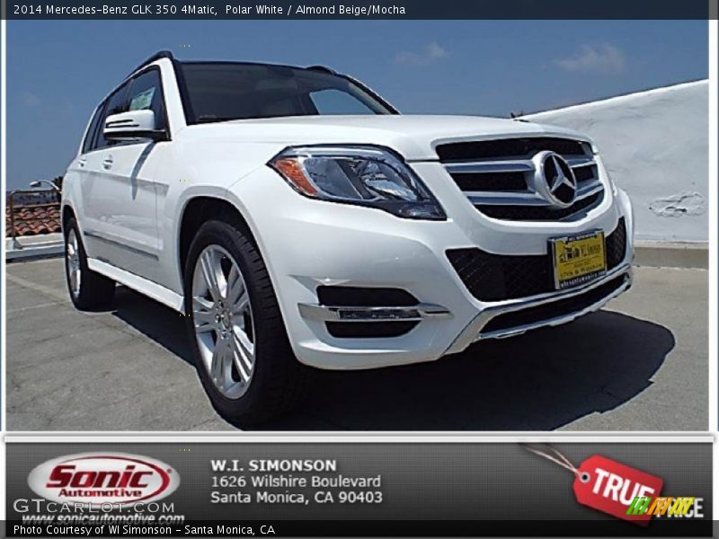 Polar White / Almond Beige/Mocha 2014 Mercedes-Benz GLK 350 4Matic