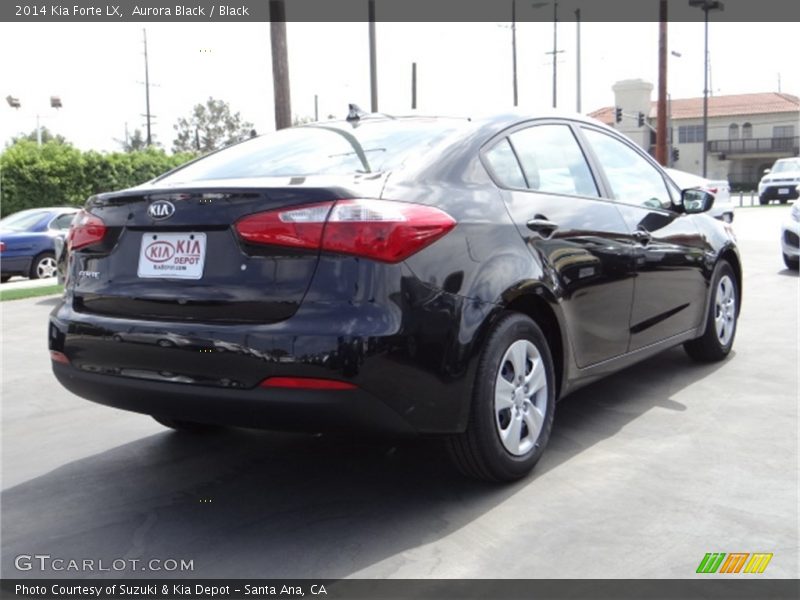 Aurora Black / Black 2014 Kia Forte LX