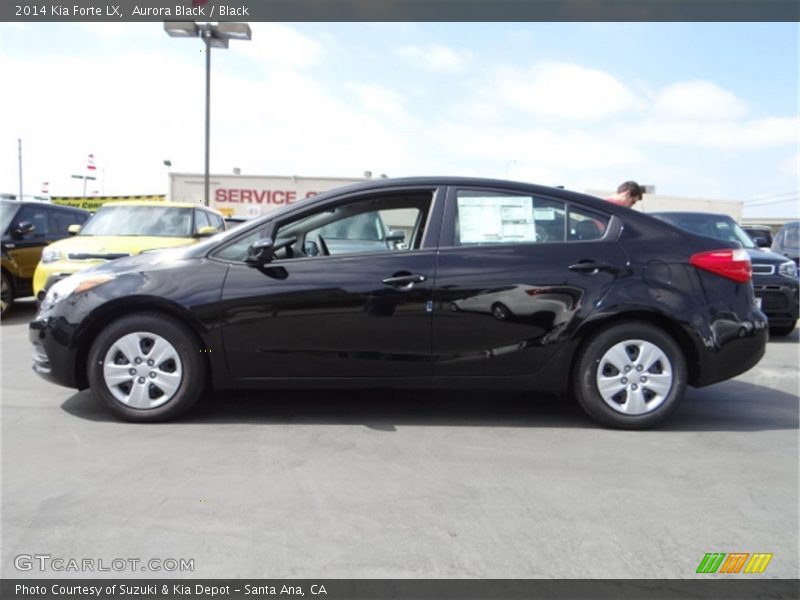 Aurora Black / Black 2014 Kia Forte LX