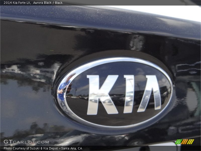 Aurora Black / Black 2014 Kia Forte LX