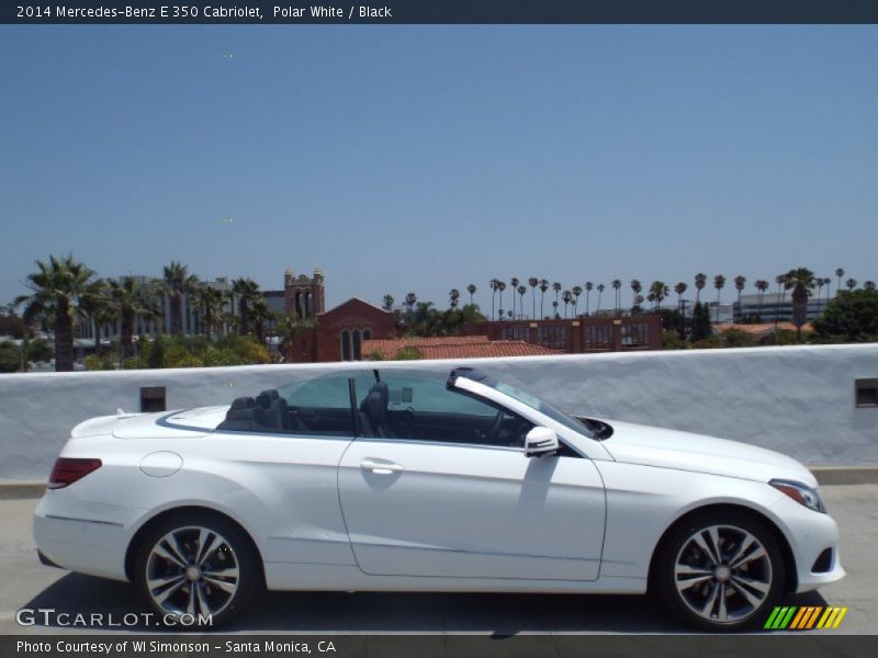 Polar White / Black 2014 Mercedes-Benz E 350 Cabriolet