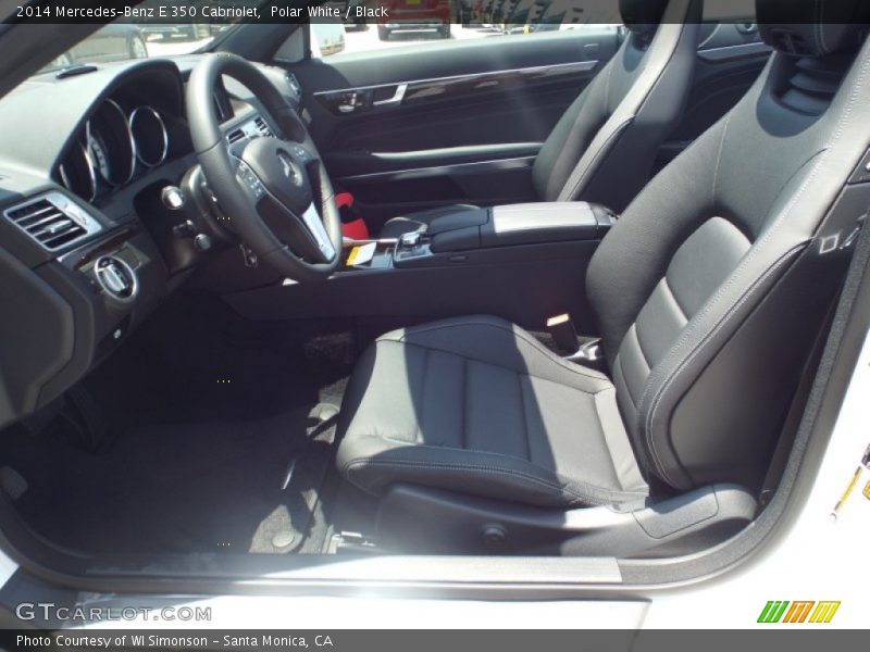 Polar White / Black 2014 Mercedes-Benz E 350 Cabriolet