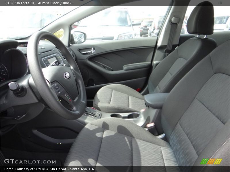 Aurora Black / Black 2014 Kia Forte LX