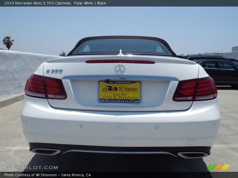Polar White / Black 2014 Mercedes-Benz E 350 Cabriolet