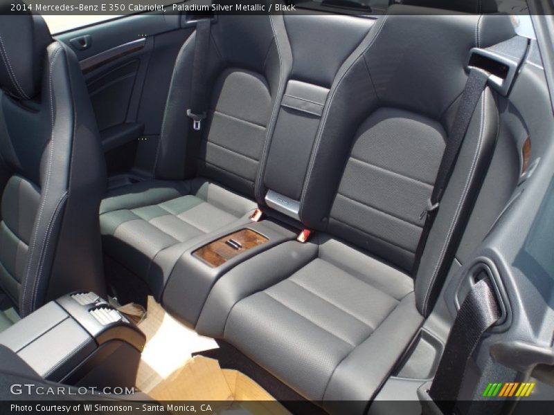 Paladium Silver Metallic / Black 2014 Mercedes-Benz E 350 Cabriolet