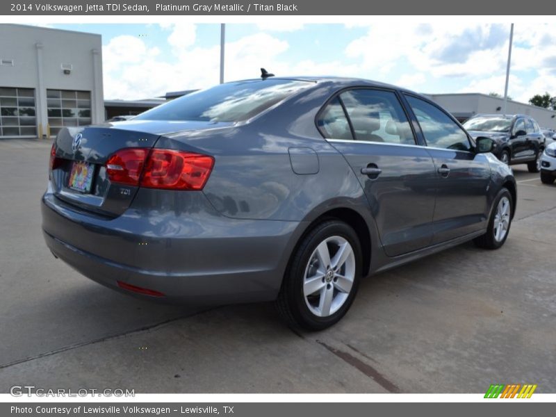 Platinum Gray Metallic / Titan Black 2014 Volkswagen Jetta TDI Sedan