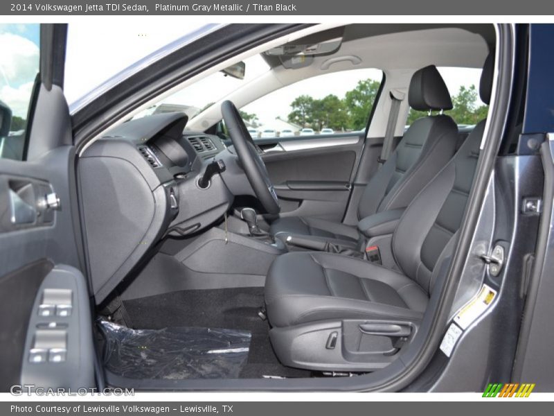 Platinum Gray Metallic / Titan Black 2014 Volkswagen Jetta TDI Sedan