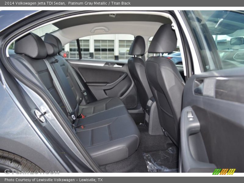 Platinum Gray Metallic / Titan Black 2014 Volkswagen Jetta TDI Sedan