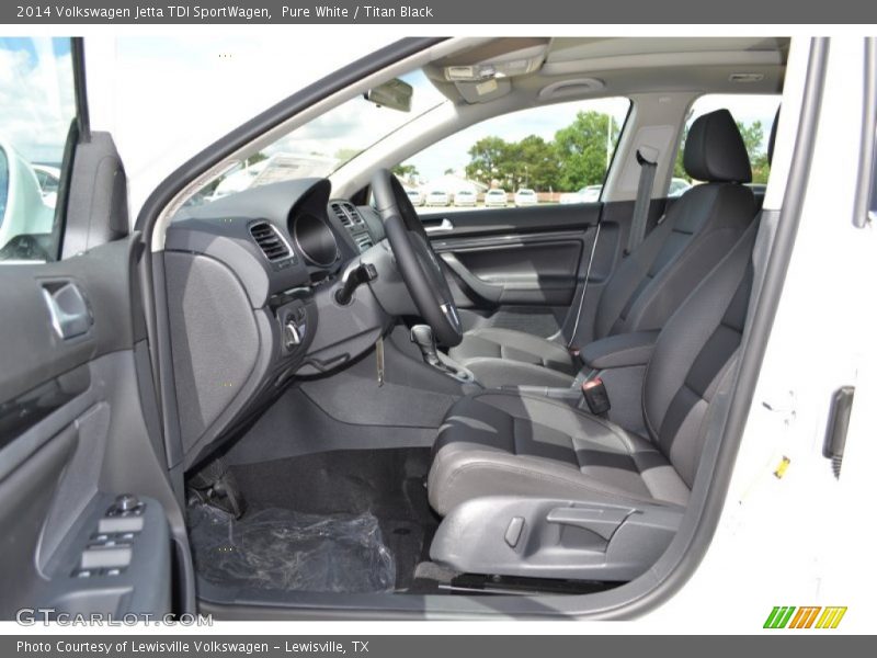 Pure White / Titan Black 2014 Volkswagen Jetta TDI SportWagen