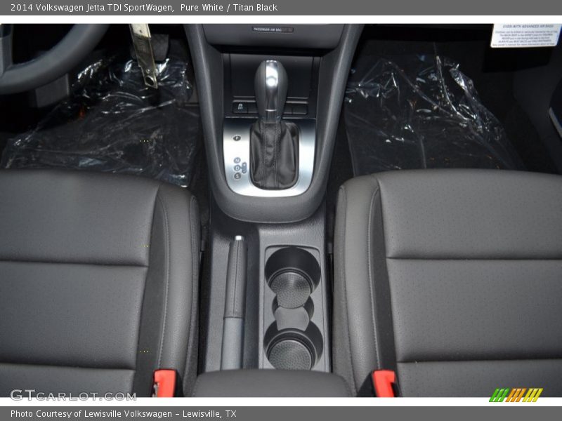 Pure White / Titan Black 2014 Volkswagen Jetta TDI SportWagen
