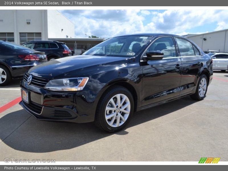 Black / Titan Black 2014 Volkswagen Jetta SE Sedan