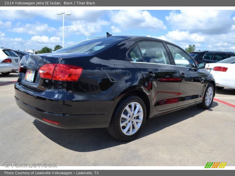 Black / Titan Black 2014 Volkswagen Jetta SE Sedan