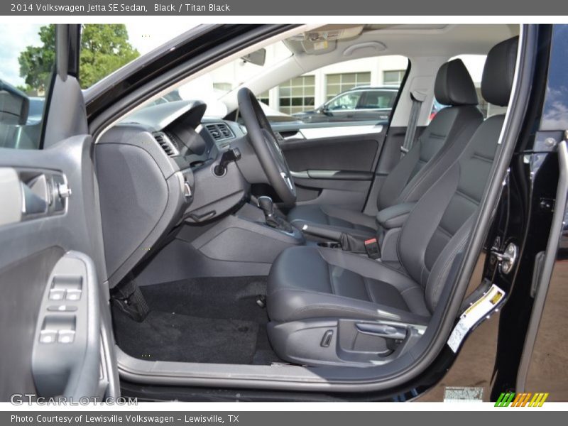 Black / Titan Black 2014 Volkswagen Jetta SE Sedan