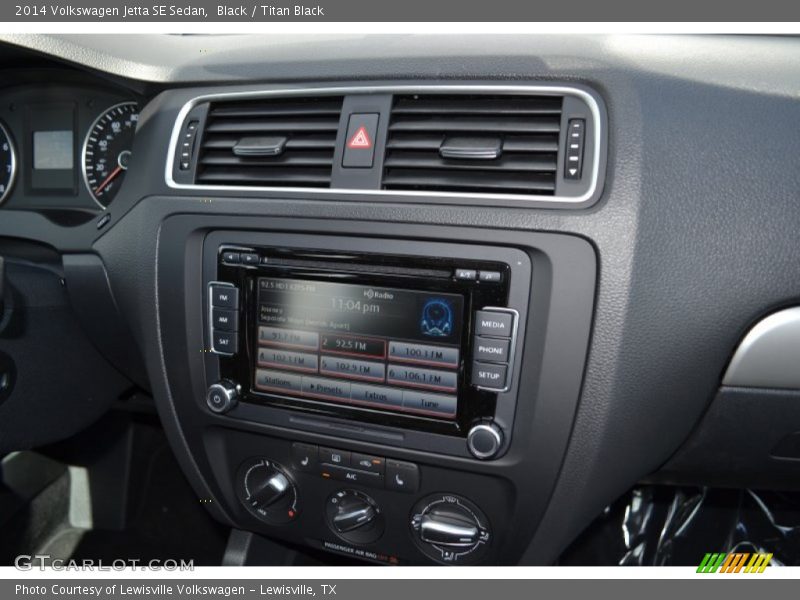 Black / Titan Black 2014 Volkswagen Jetta SE Sedan