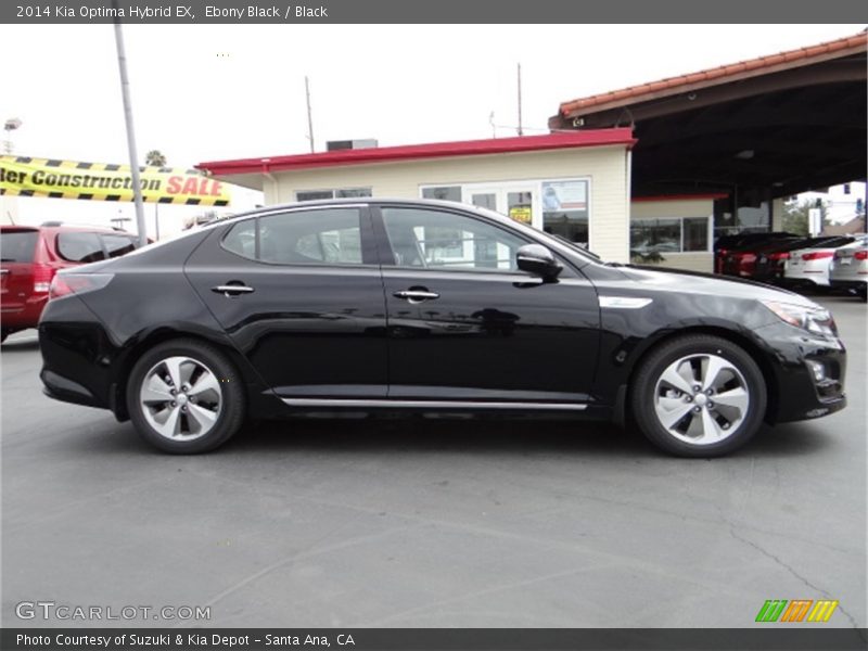 Ebony Black / Black 2014 Kia Optima Hybrid EX