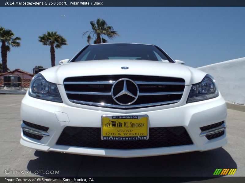 Polar White / Black 2014 Mercedes-Benz C 250 Sport