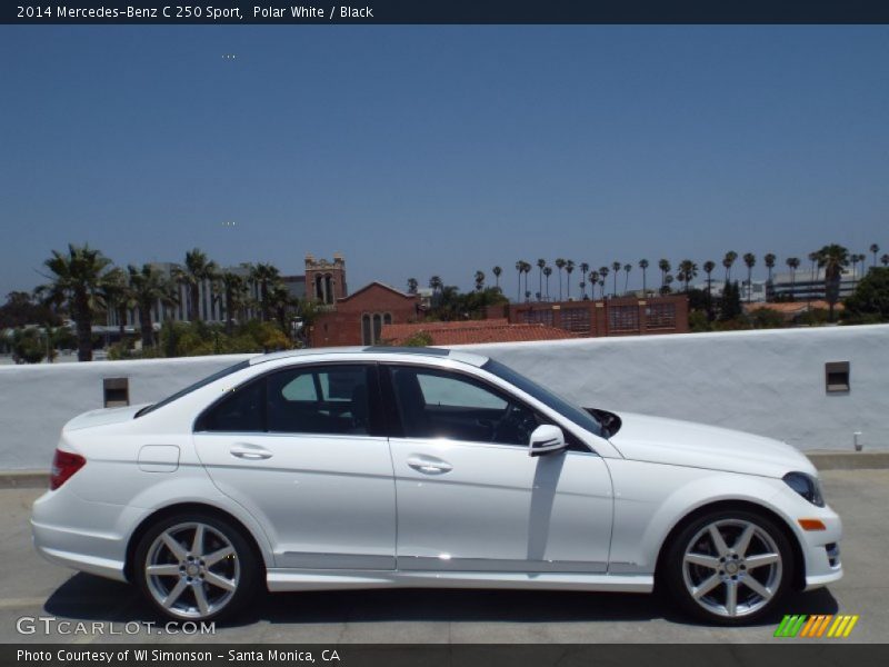 Polar White / Black 2014 Mercedes-Benz C 250 Sport