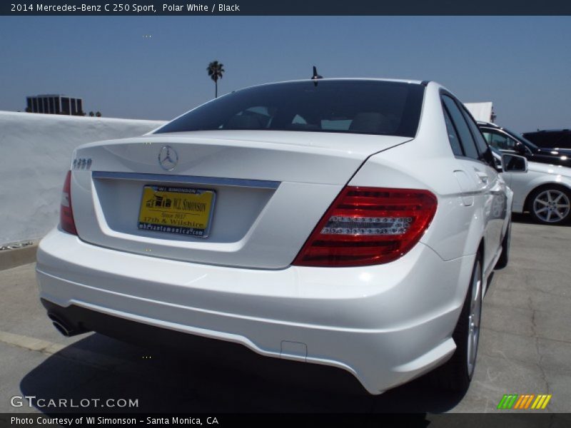 Polar White / Black 2014 Mercedes-Benz C 250 Sport