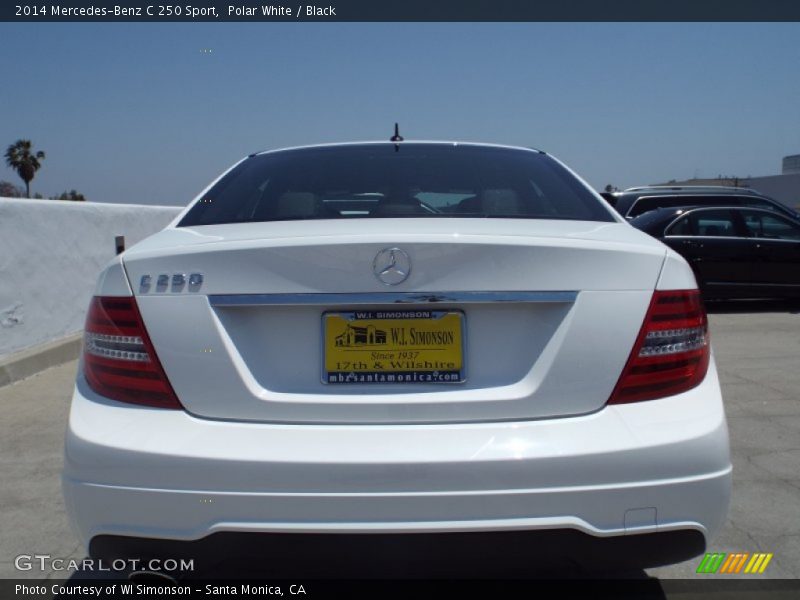 Polar White / Black 2014 Mercedes-Benz C 250 Sport