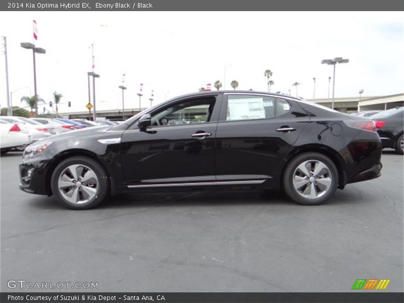  2014 Optima Hybrid EX Ebony Black